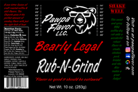 Thumbnail for Pawpa Flavor LLC Seasonings and Rubs Bearly Legal Rub-N-Grind