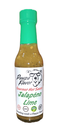 Thumbnail for Pawpa Flavor LLC Sauces Jalapeno Lime Hot Sauce 5oz