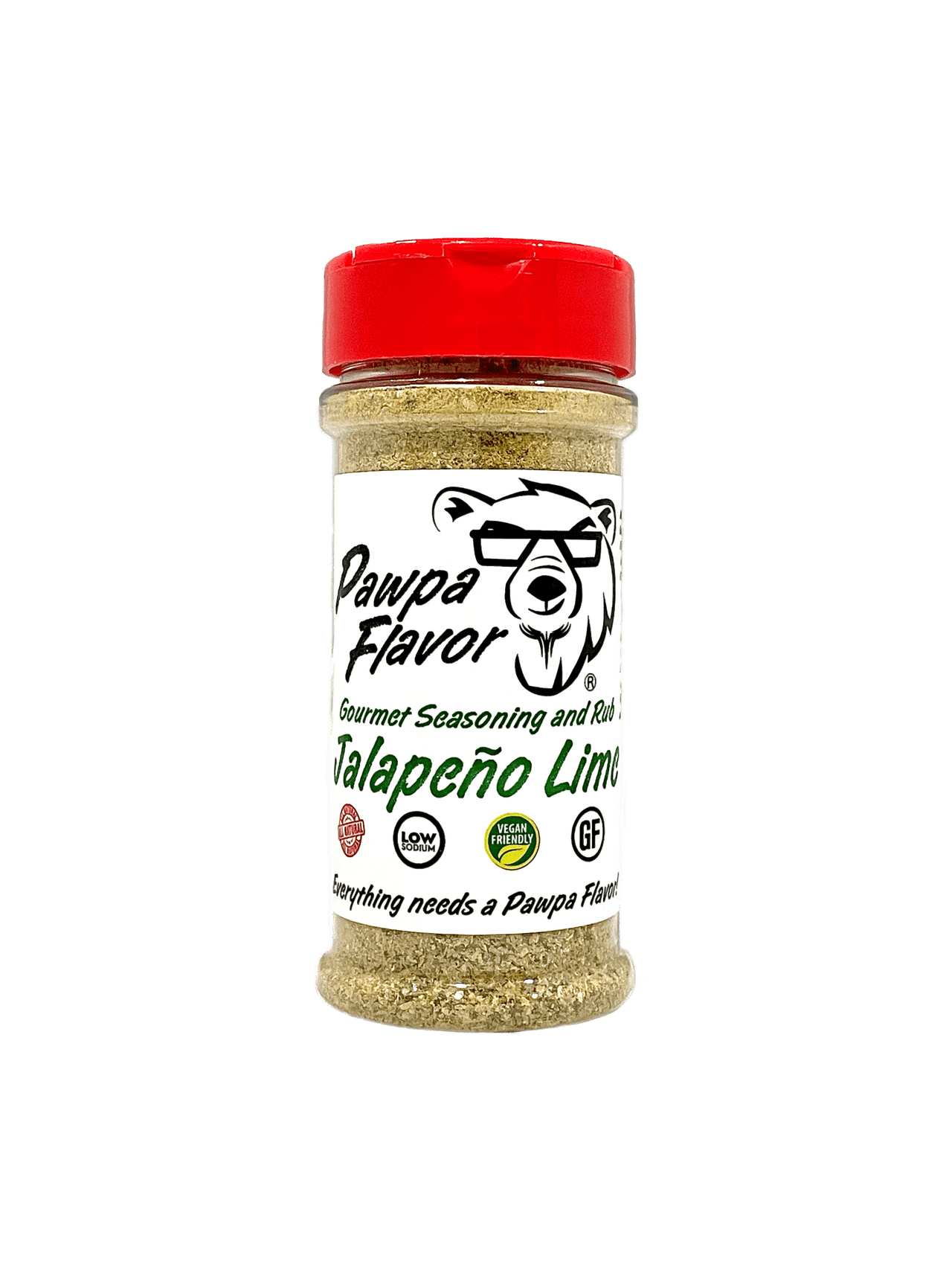 Pawpa Flavor Seasonings and Rubs Medium 5.25oz Jalapeno Lime