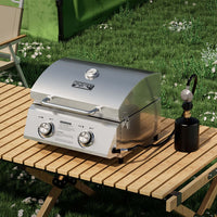 Thumbnail for 13742 | Stainless Tabletop Propane Gas Grill