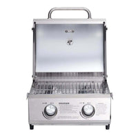 Thumbnail for 13742 | Stainless Tabletop Propane Gas Grill