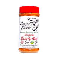 Thumbnail for Bottle of Pawpa Flavor Bearly Hot seasoning in signature packaging, a mild heat and bold spice blend with balanced heat.