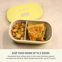 Thumbnail for Self-Heating Lunch Box With USB-C Cord and UV LIGHT SANITIZER