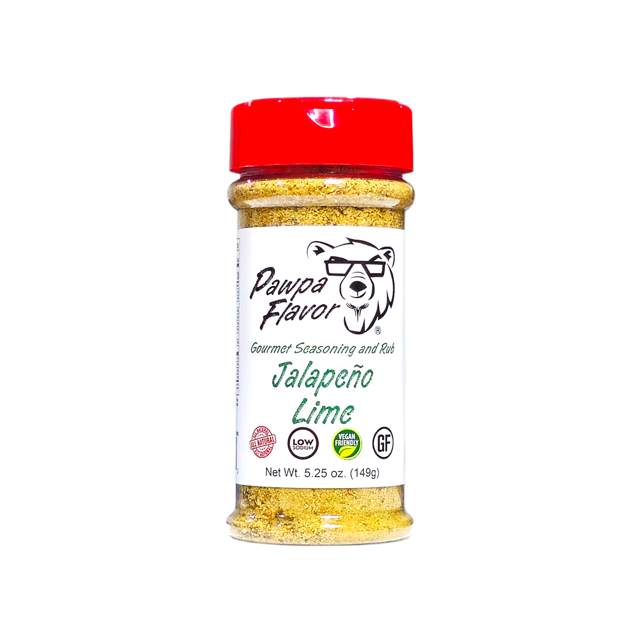 Pawpa Flavor Jalapeño Lime seasoning in signature packaging, a bold blend of green jalapeño heat and bright citrus lime.