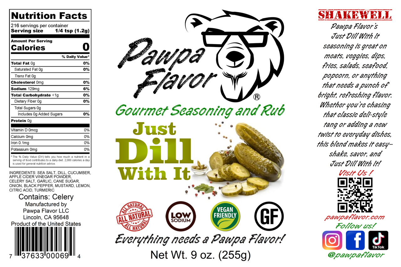 Pawpa Flavor Just Dill With It