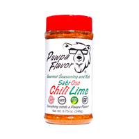 Thumbnail for Pawpa Flavor Sabroso Chili Lime seasoning in signature packaging, a zesty blend of chili peppers and bright citrus lime.