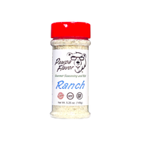 Thumbnail for A bottle of Pawpa Flavor Ranch seasoning with a red cap and a label featuring a bear's face.
