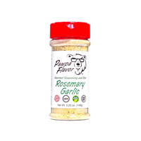 Thumbnail for Pawpa Flavor Rosemary Garlic seasoning jar with a red cap on a white background