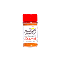 Thumbnail for Bottle of Pawpa Flavor Scortch Seasoning in signature packaging, a bold, fiery spice blend crafted for intense heat.