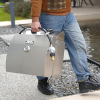 Thumbnail for 13742 | Stainless Tabletop Propane Gas Grill