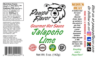Thumbnail for Pawpa Flavor LLC Sauces Pawpa Flavor Jalapeno Lime Hot Sauce