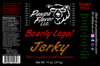 Thumbnail for Pawpa Flavor LLC Seasonings and Rubs Bearly Legal Jerky