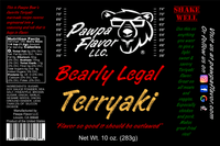 Thumbnail for Pawpa Flavor LLC Seasonings and Rubs Bearly Legal Terryaki