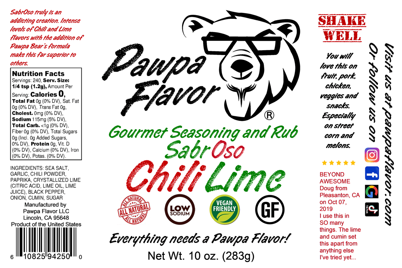 Pawpa Flavor LLC Seasonings and Rubs Pawpa Flavor SabrOso