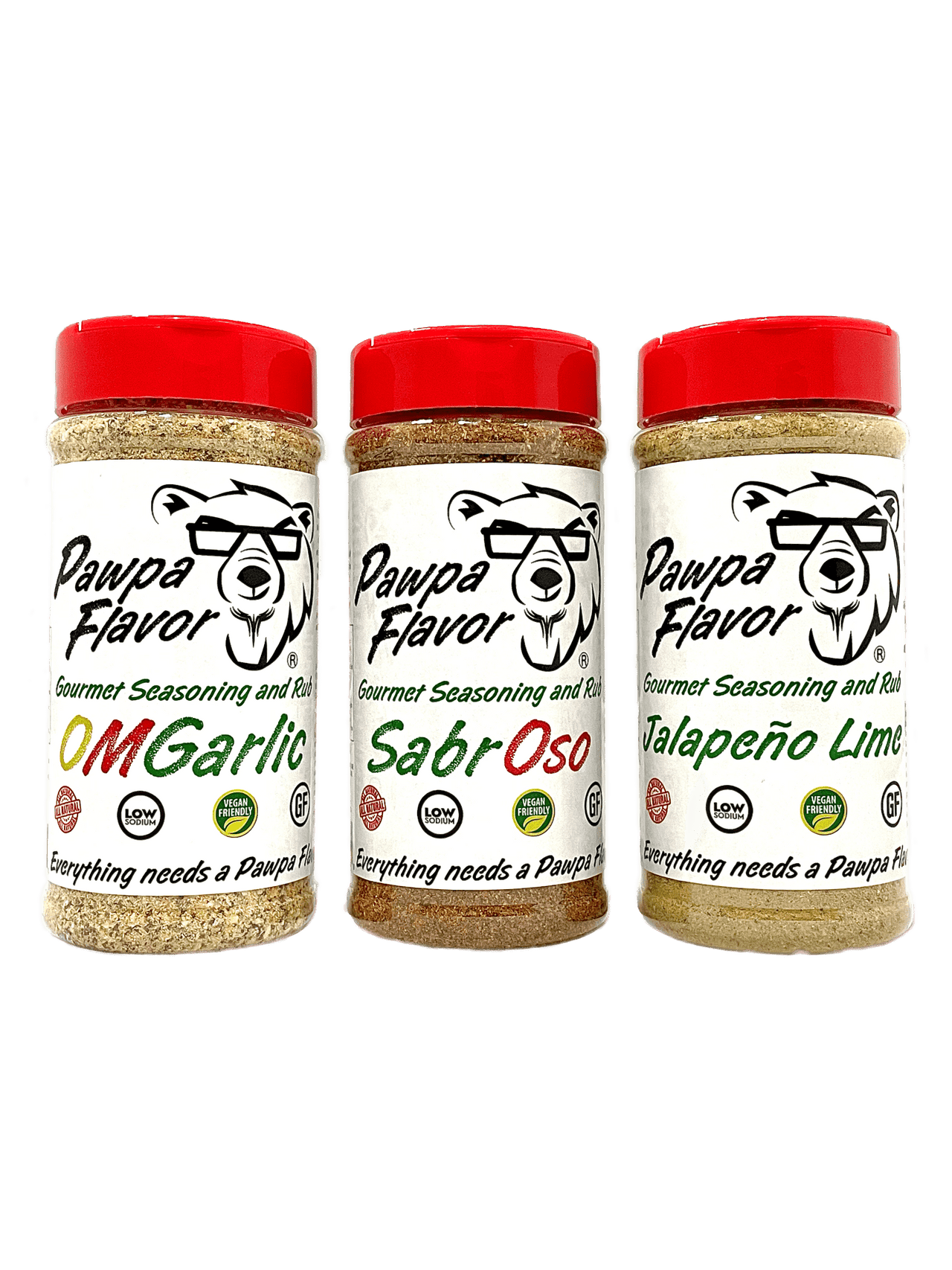 Pawpa Flavor Seasonings and Rubs Medium / Large Pawpa Flavor Salsa 3 Pack