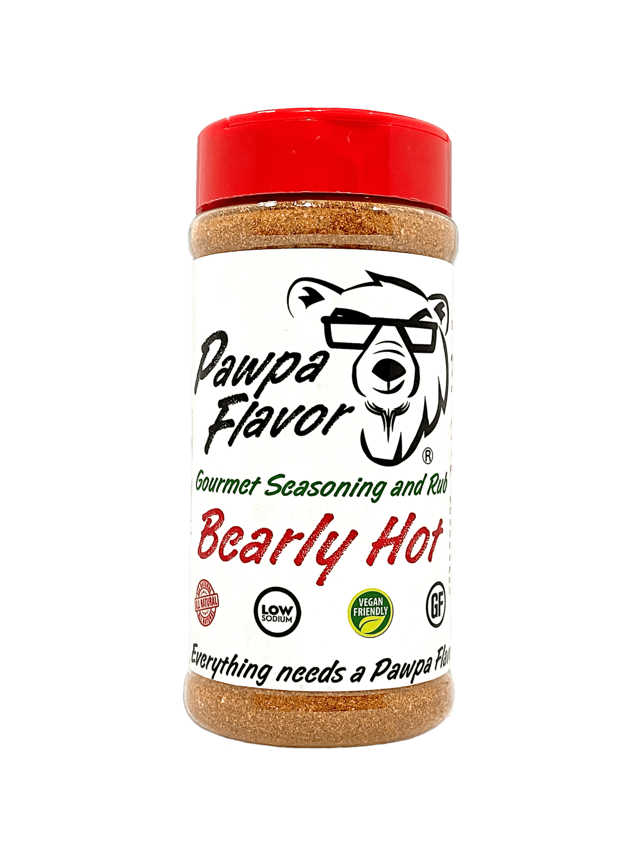 Pawpa Flavor Seasonings and Rubs Large 10oz Bearly Hot