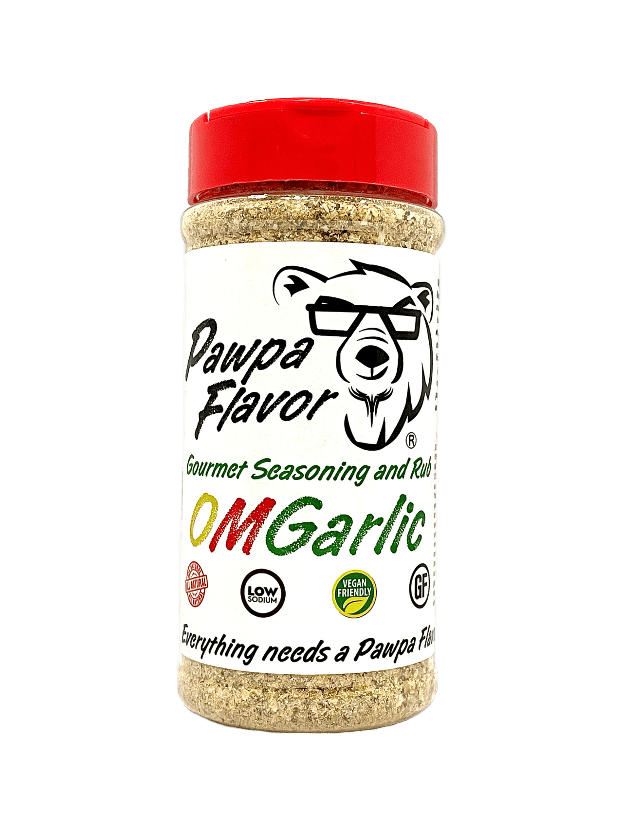 Pawpa Flavor Seasonings and Rubs Large 10oz OMGarlic