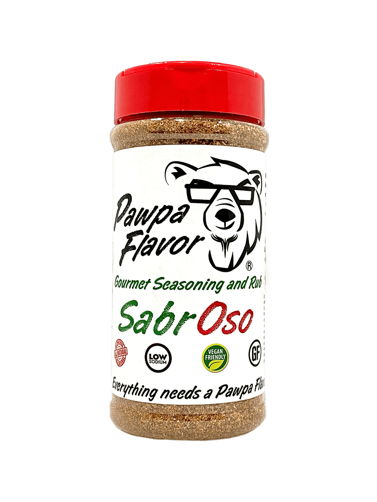 Pawpa Flavor Seasonings and Rubs Large 10oz SabrOso