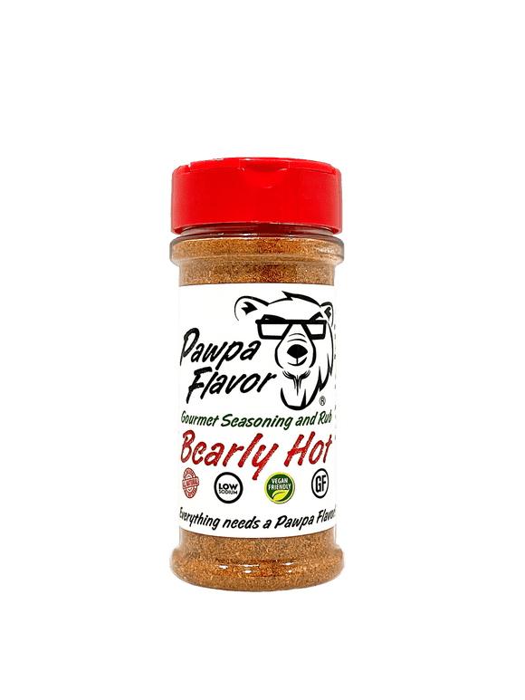 Pawpa Flavor Seasonings and Rubs Medium 5.25oz Bearly Hot