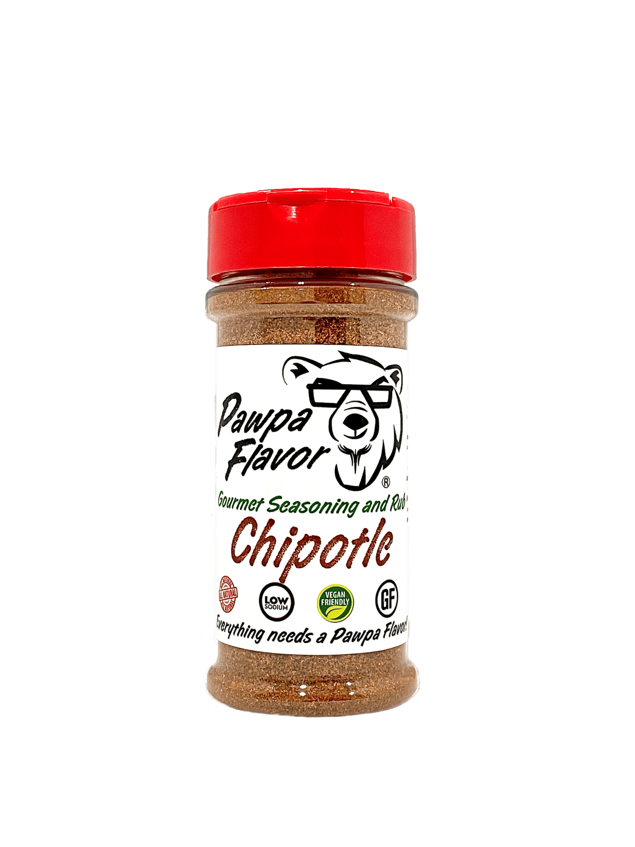 Pawpa Flavor Seasonings and Rubs Medium 5.25oz Chipotle