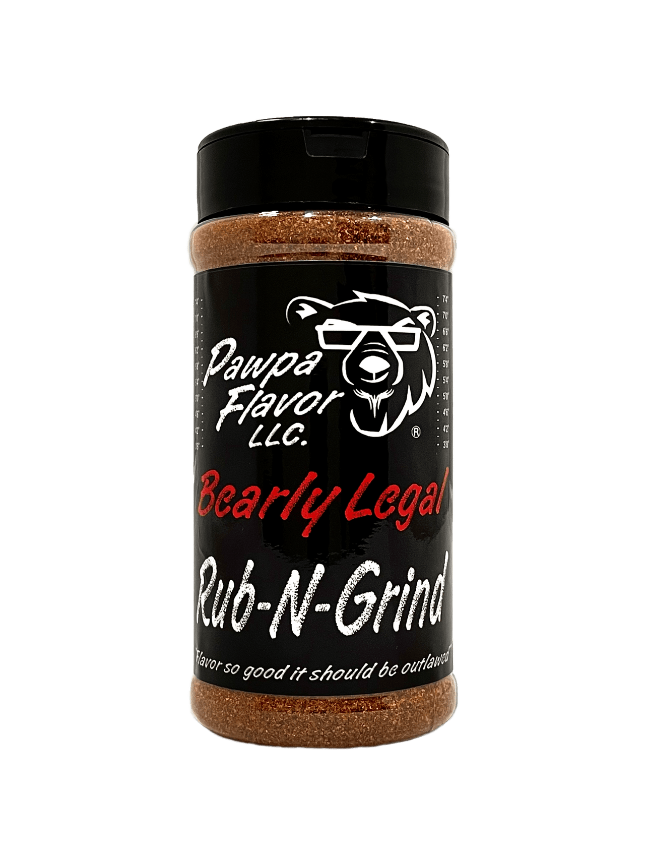 Pawpa Flavor Seasonings and Rubs Rub-N-Grind 10oz