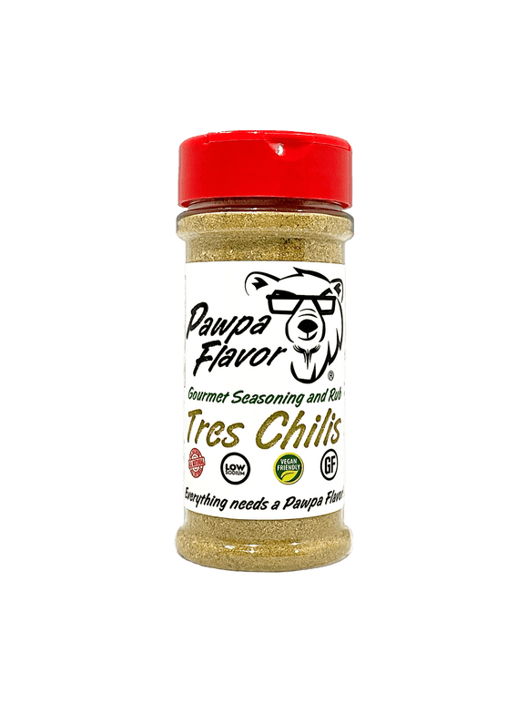 Pawpa Flavor Seasonings and Rubs Tres Chilis 5.25oz